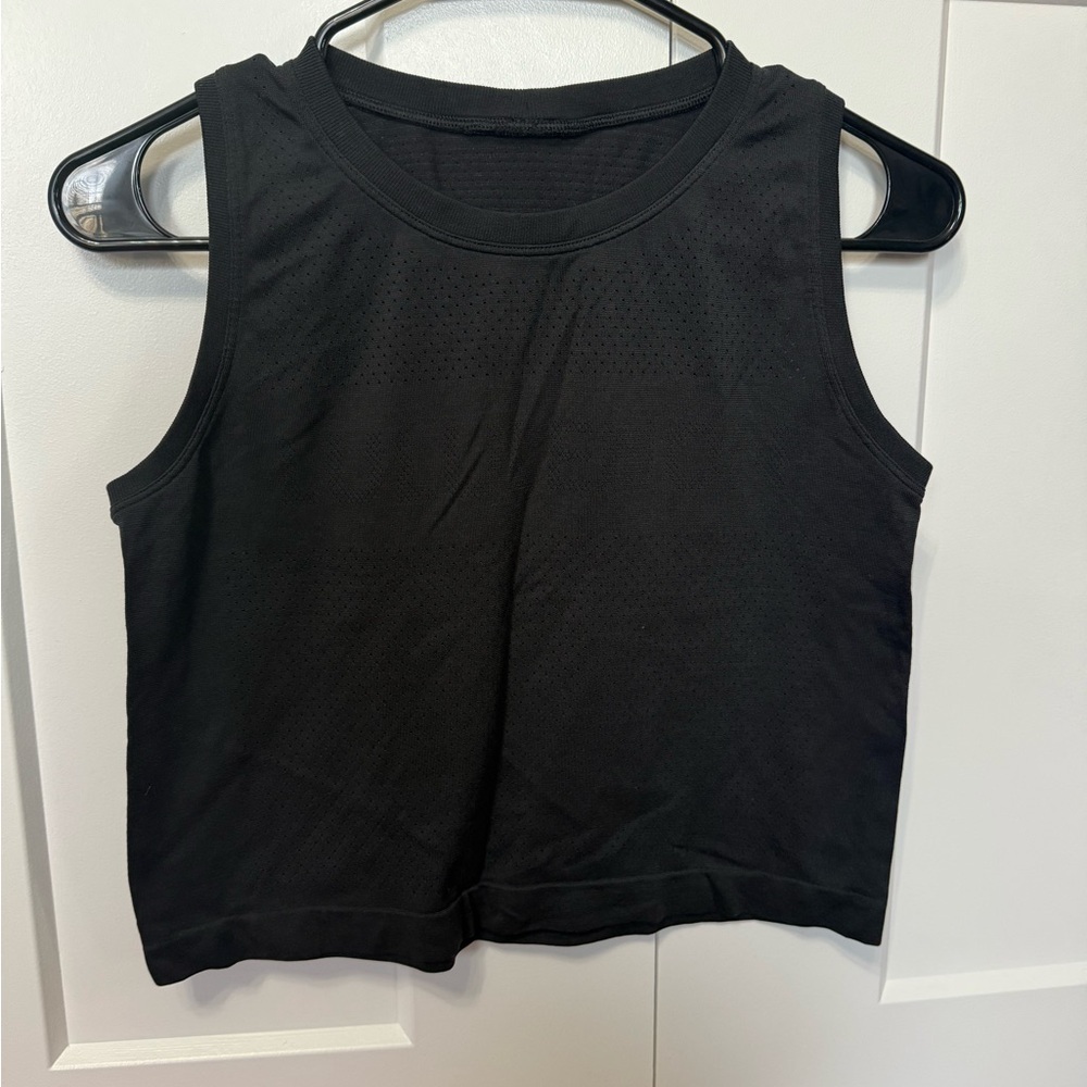 lululemon athletica Black Muscle Tank Top